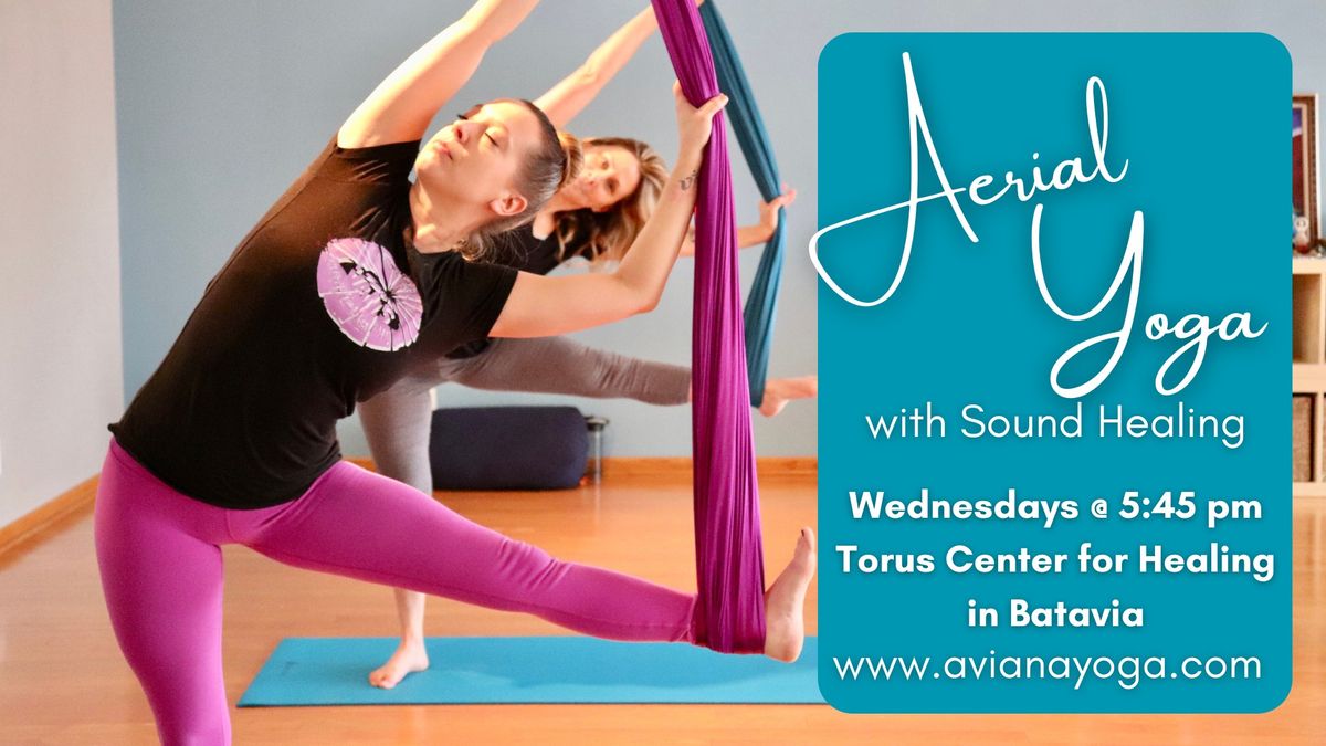 Aerial Yoga Flow with Sound Healing