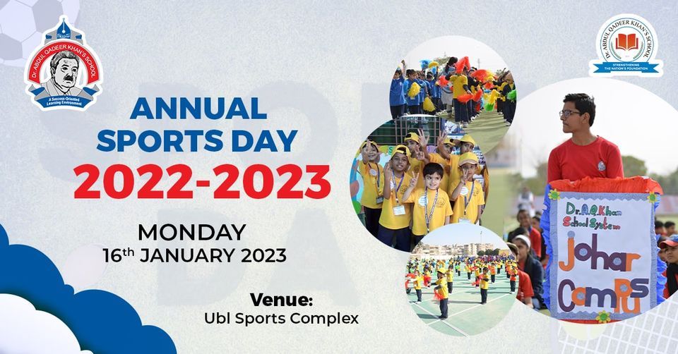Annual Sports Day 22-2023 , UBL Sports Complex, Karachi, 16 January 2023