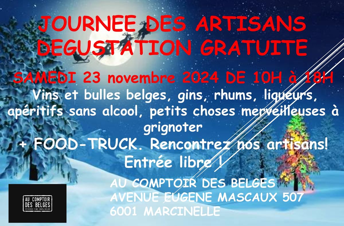 Journ\u00e9e des artisans d\u00e9gustations gratuites