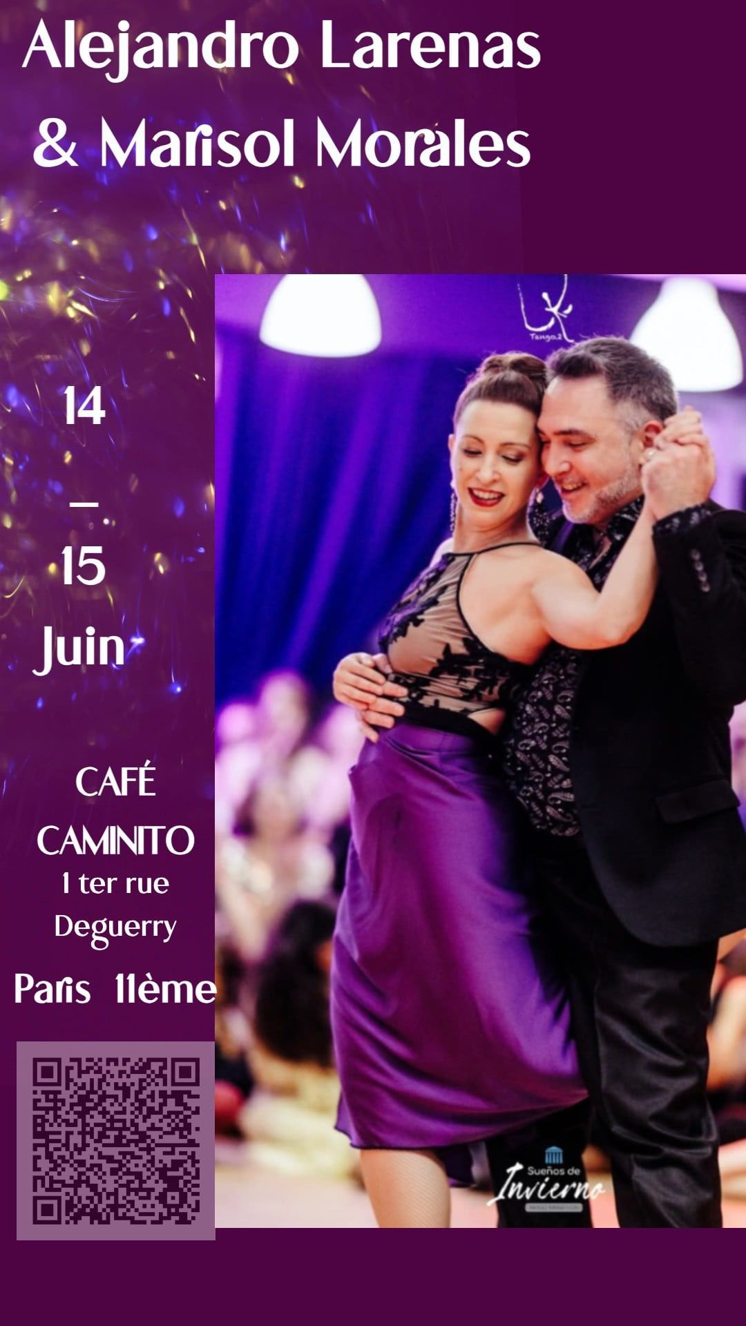 Master-class TANGO Morales&Larenas PARIS Juin 2025