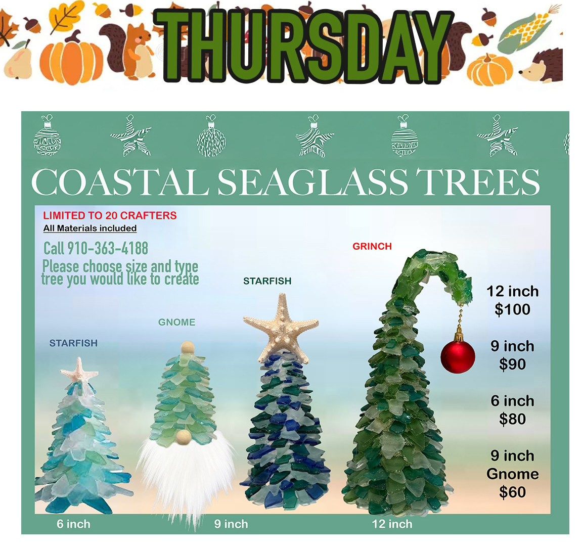 Sea Glass Tree Workshop