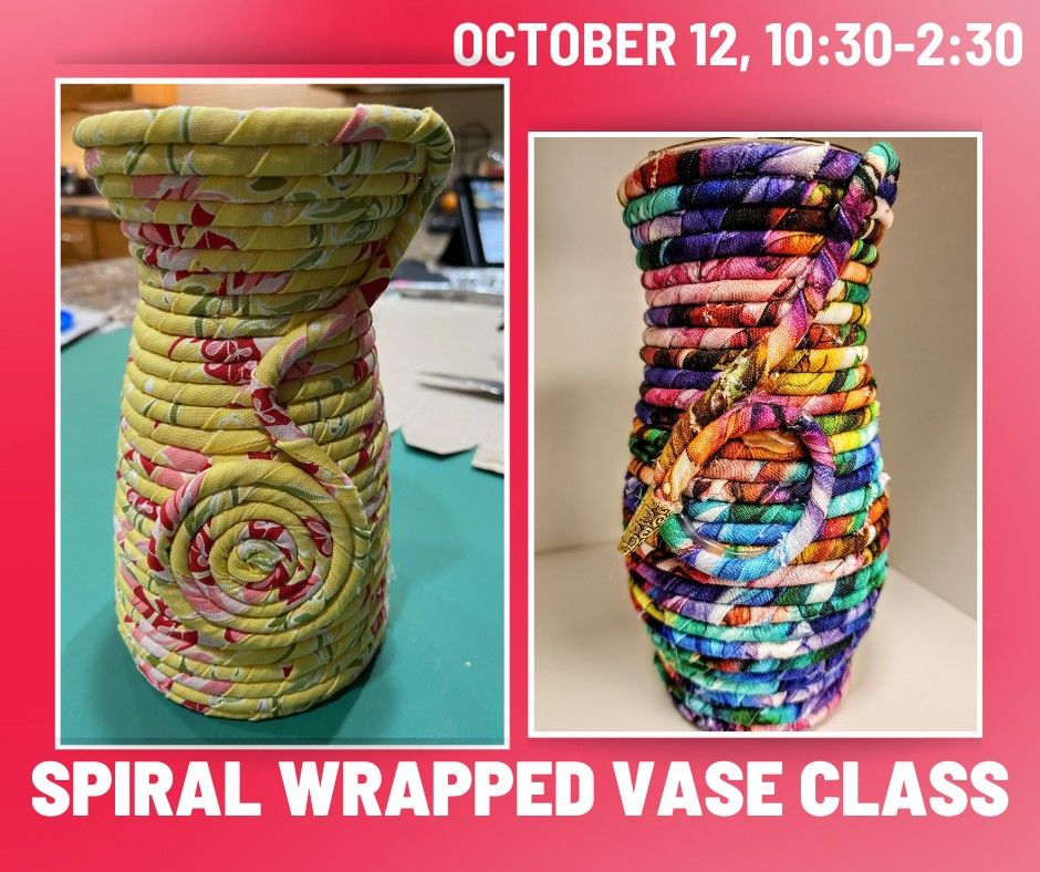 Spiral Wrapped Vases