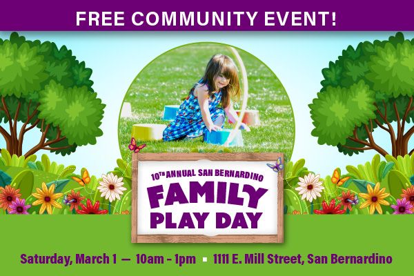 CCRC\u2019s 10th Annual San Bernardino Family Play Day