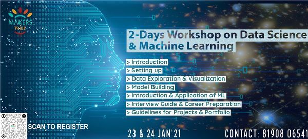 2 Days Workshop on Data Science and Machine Learning for Beginners