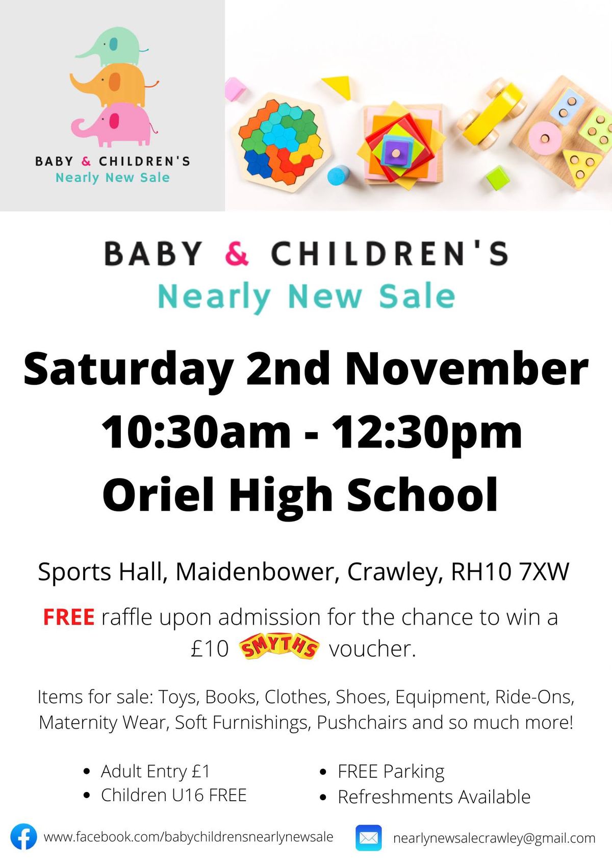 Baby & Children's Nearly New Sale 