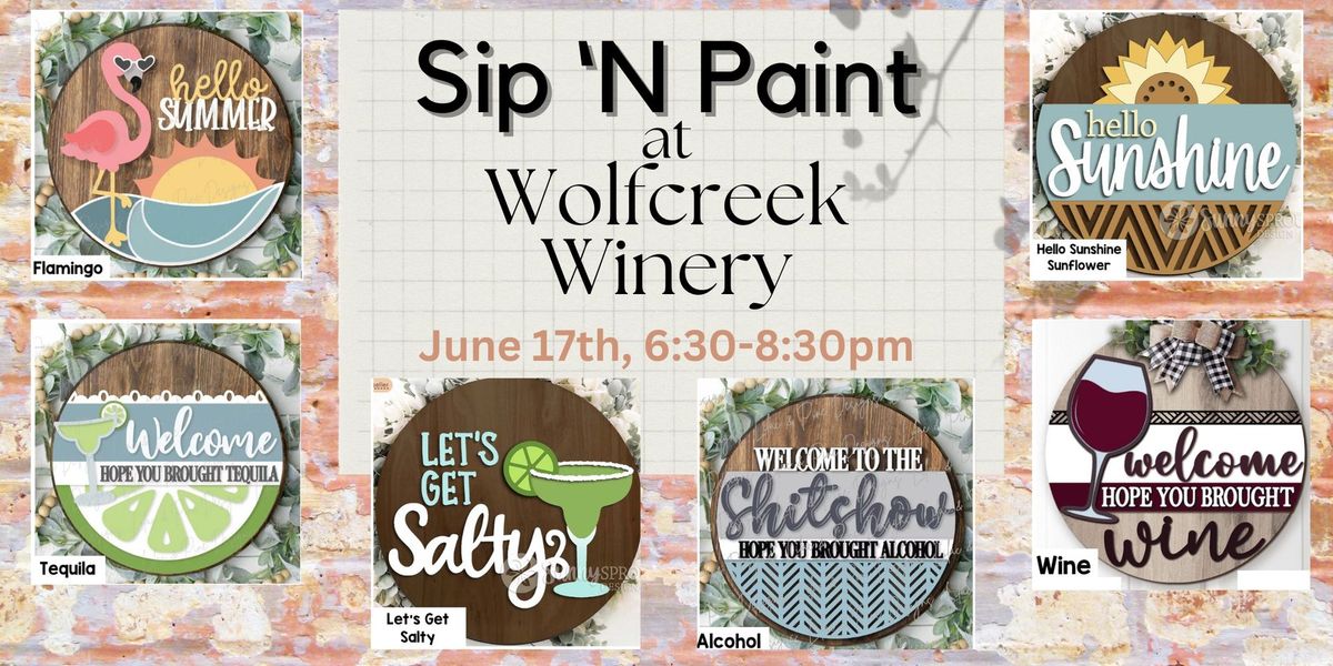 The Winery at Wolf Creek Sip & Paint