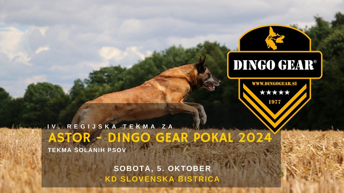 IV. regijska tekma za ASTOR - DINGO GEAR pokal z regijsko tekmo v sledenju