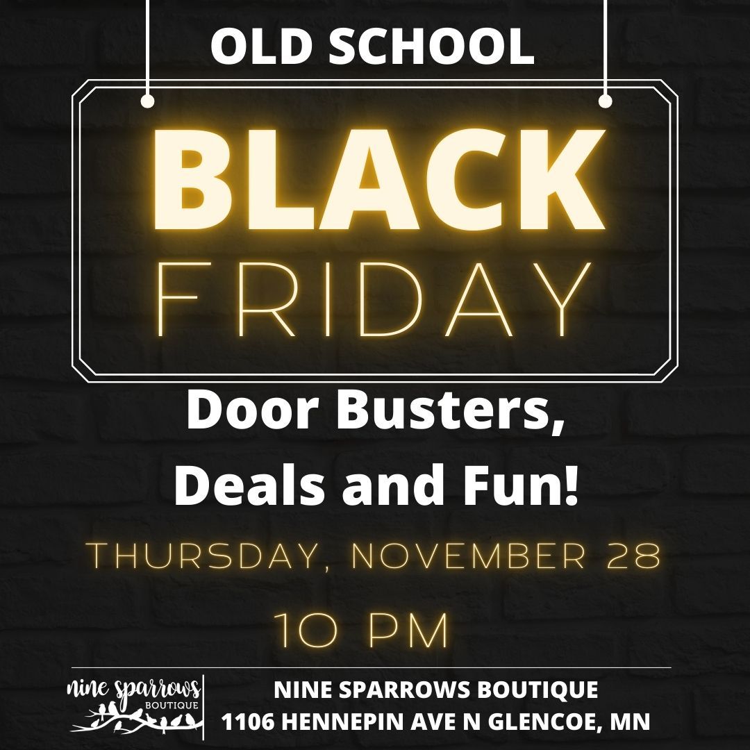 Old School Black Friday Bash on Thanksgiving Night