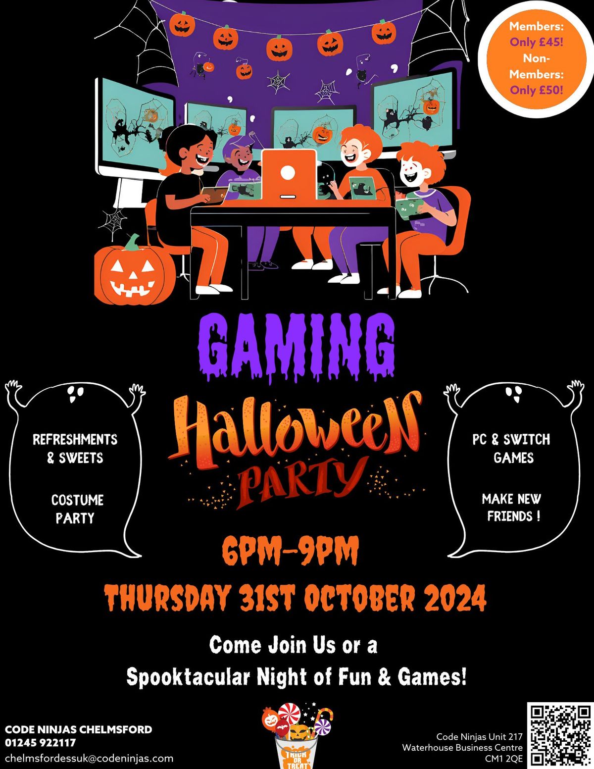 Code Ninjas Gaming Halloween Party\ud83c\udf83\ud83e\udd73