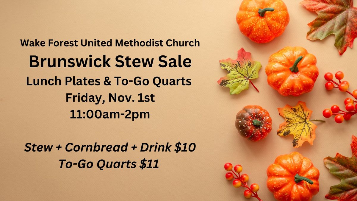 Annual Brunswick Stew Sale