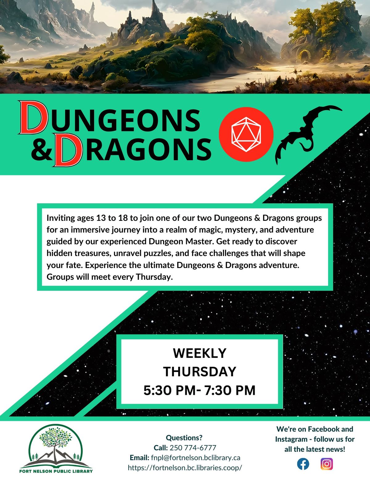 Teen Dungeons & Dragons Club