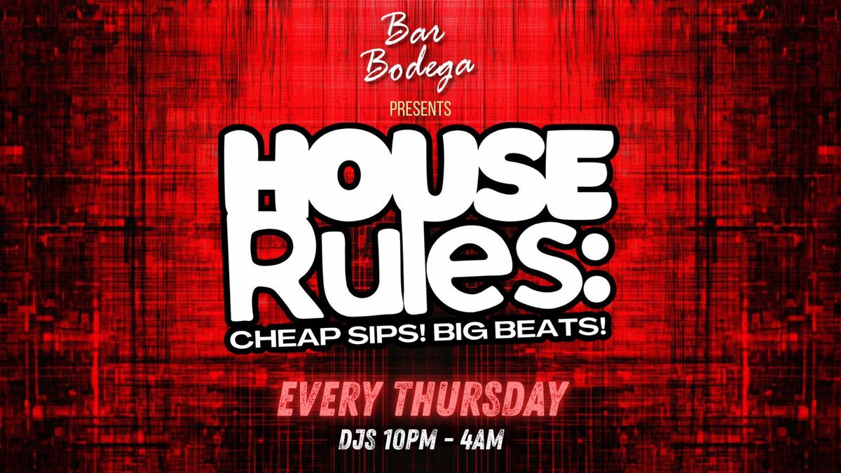 House Rules: Cheap Sips! Big Beats! -  Liverpool Freshers Week Launch Party!!