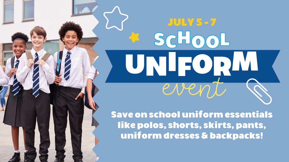School Uniform Reveal Event