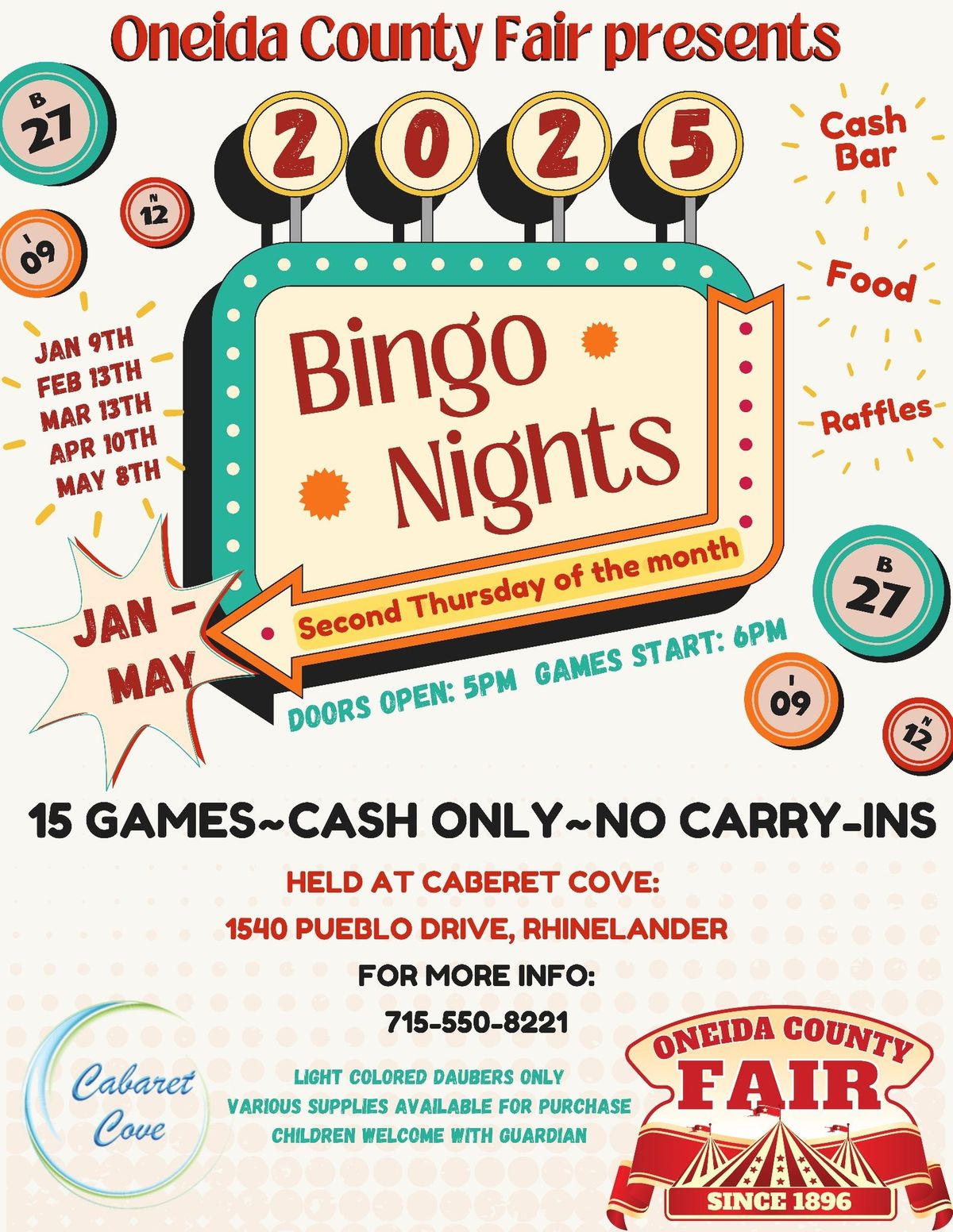 OCF Presents, Bingo Nights