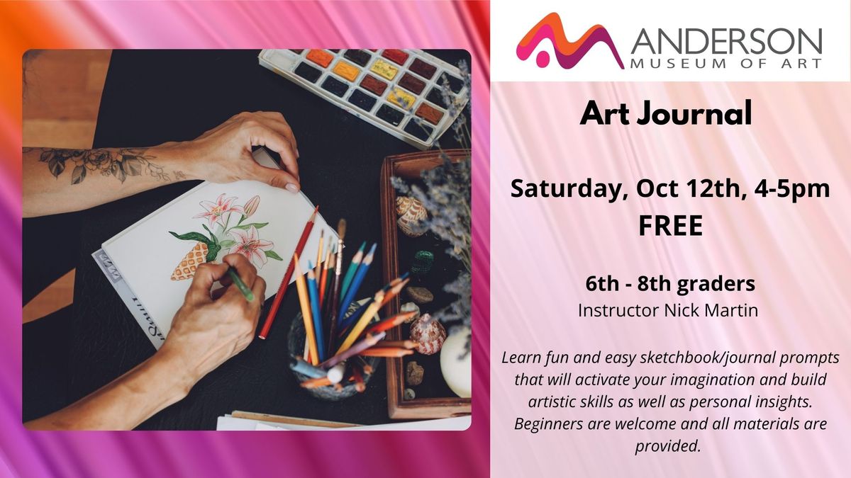 Art Journal FREE Art Class