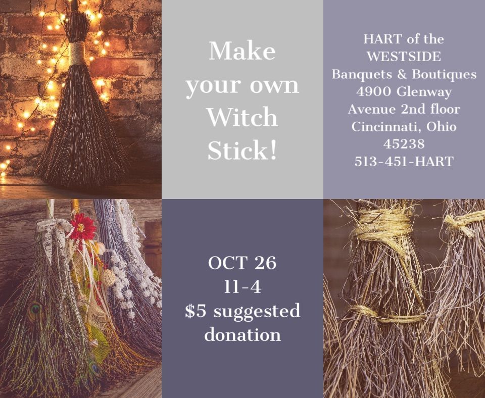 MAKE YOUR OWN WITCH STICK! 