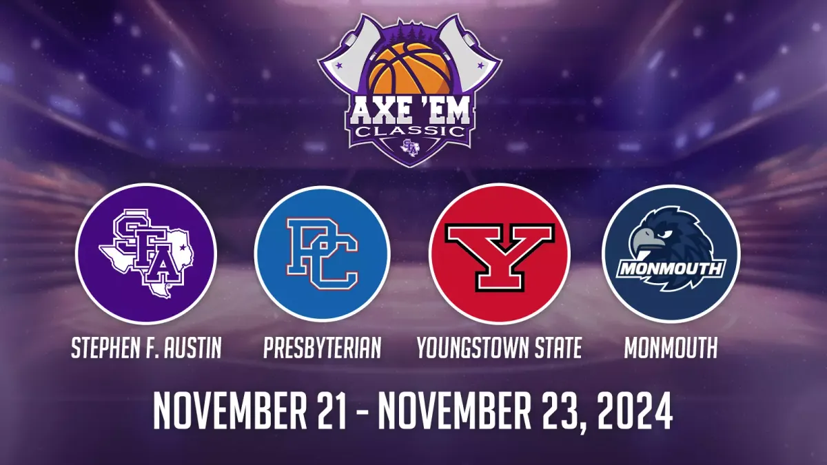 Presbyterian Blue Hose at Stephen F. Austin Lumberjacks Mens Basketball