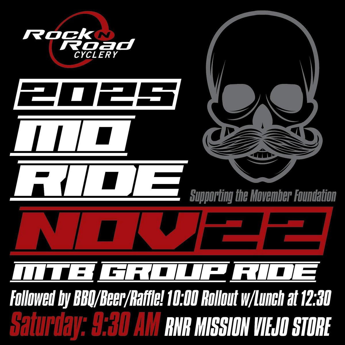 Mo Ride Supporting the Movember Foundation