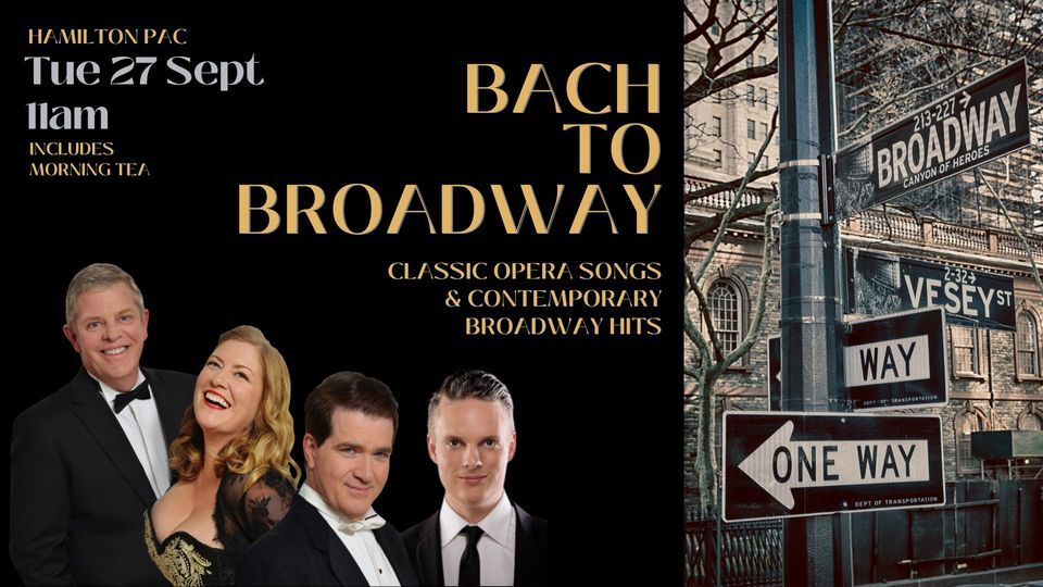 Bach to Broadway inc. Morning Tea