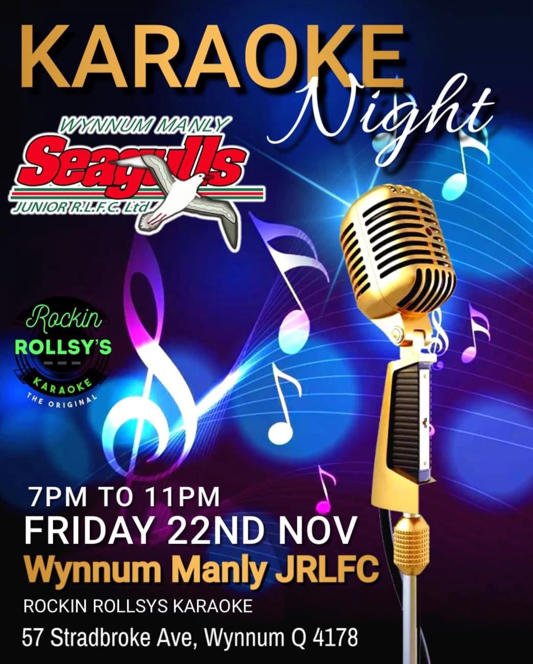 KARAOKE Night \/\/ Wynnum Manly Jnrs Rugby League