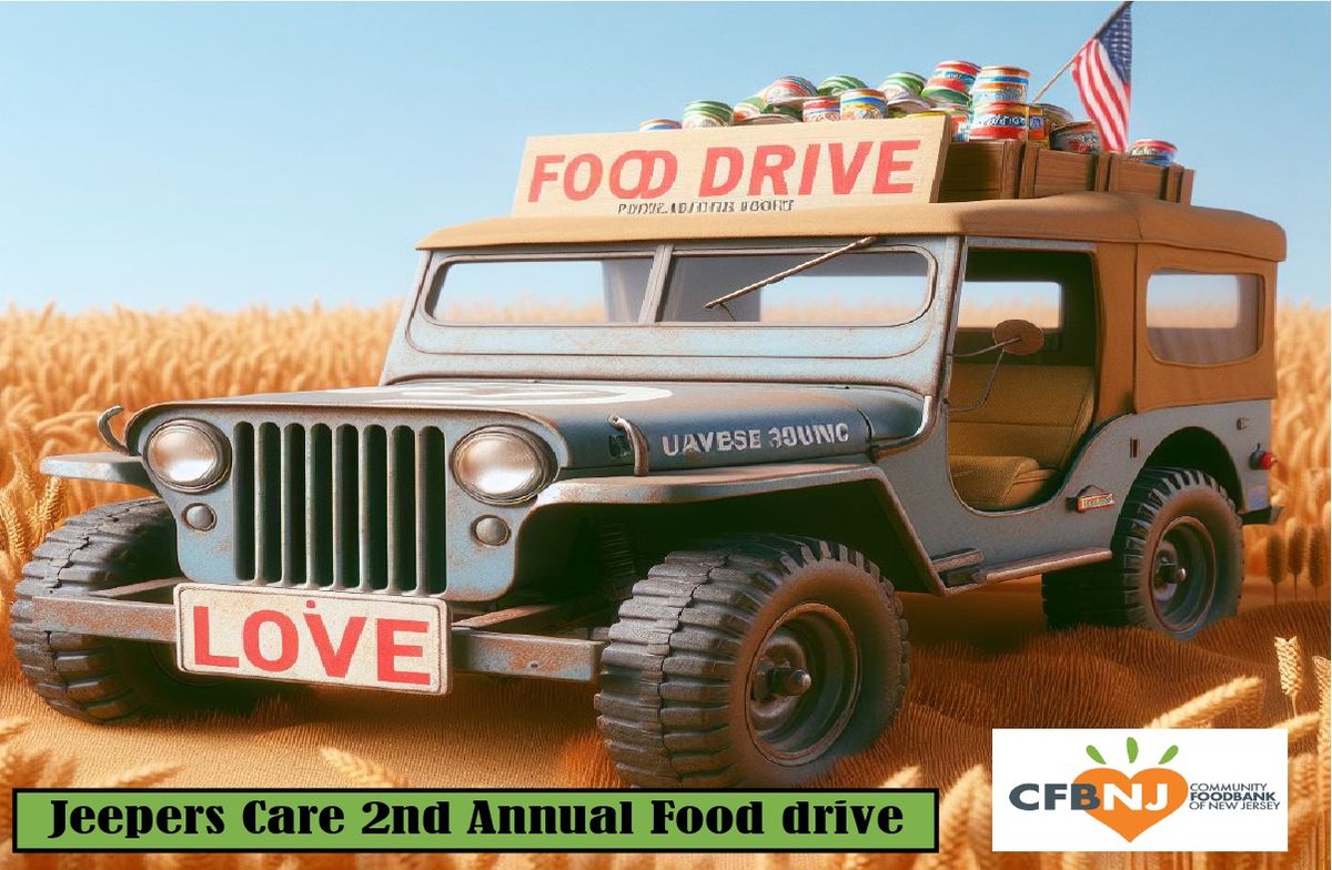 Jeepers Care 2nd annual food drive