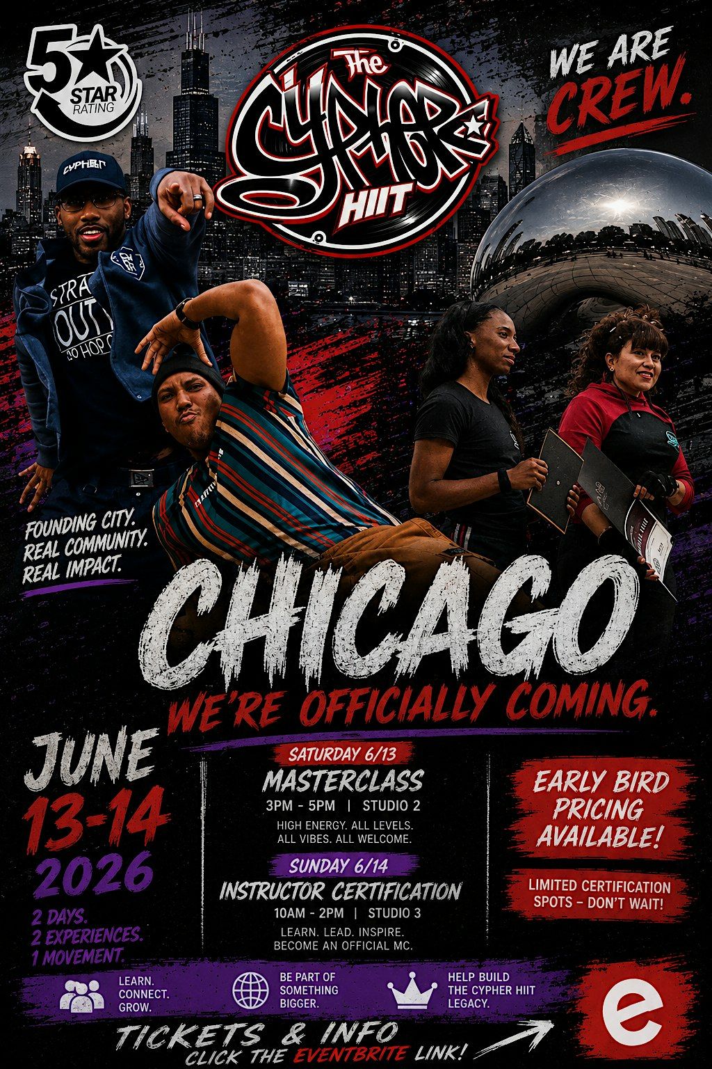 Rock The Cypher: Cypher HIIT Community Weekend \u2013 Chicago