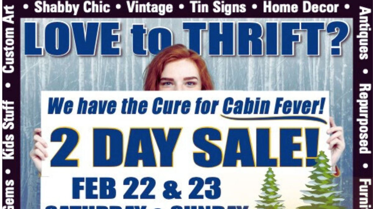 CABIN FEVER SALE 10-75% OFF