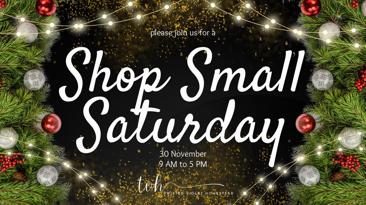 Shop Small Saturday