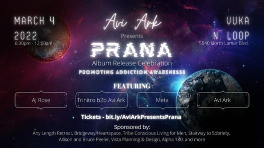 Avi Ark Presents "Prana" Album Release Celebration