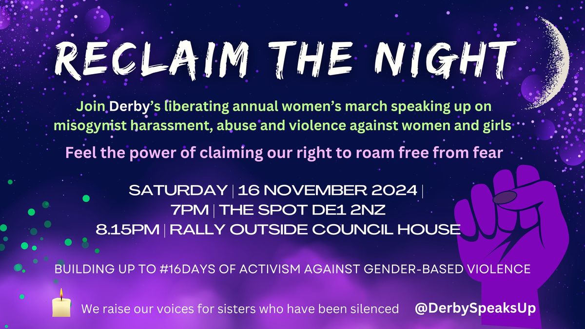 Reclaim The Night Derby 2024