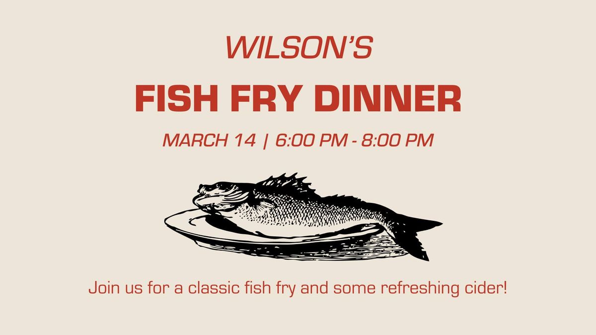 Fish Fry Dinner