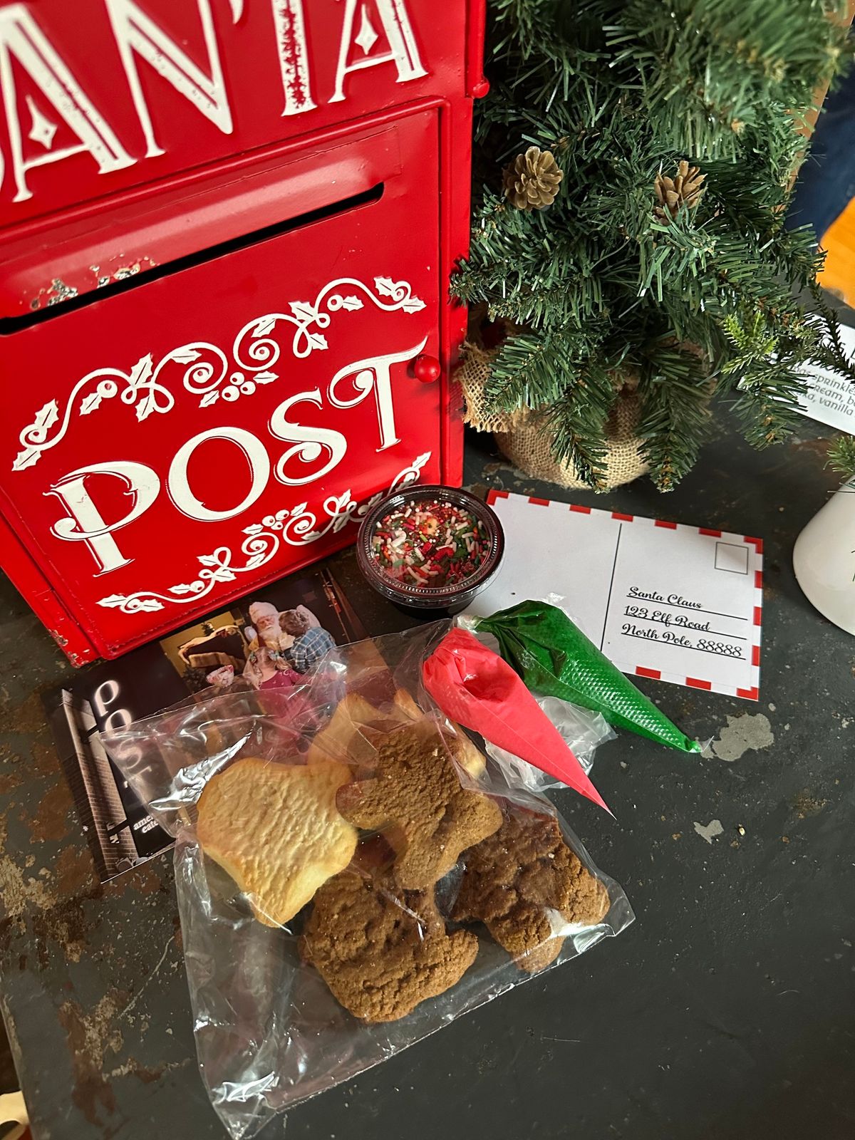 Cookies with Santa at Post-American Eatery