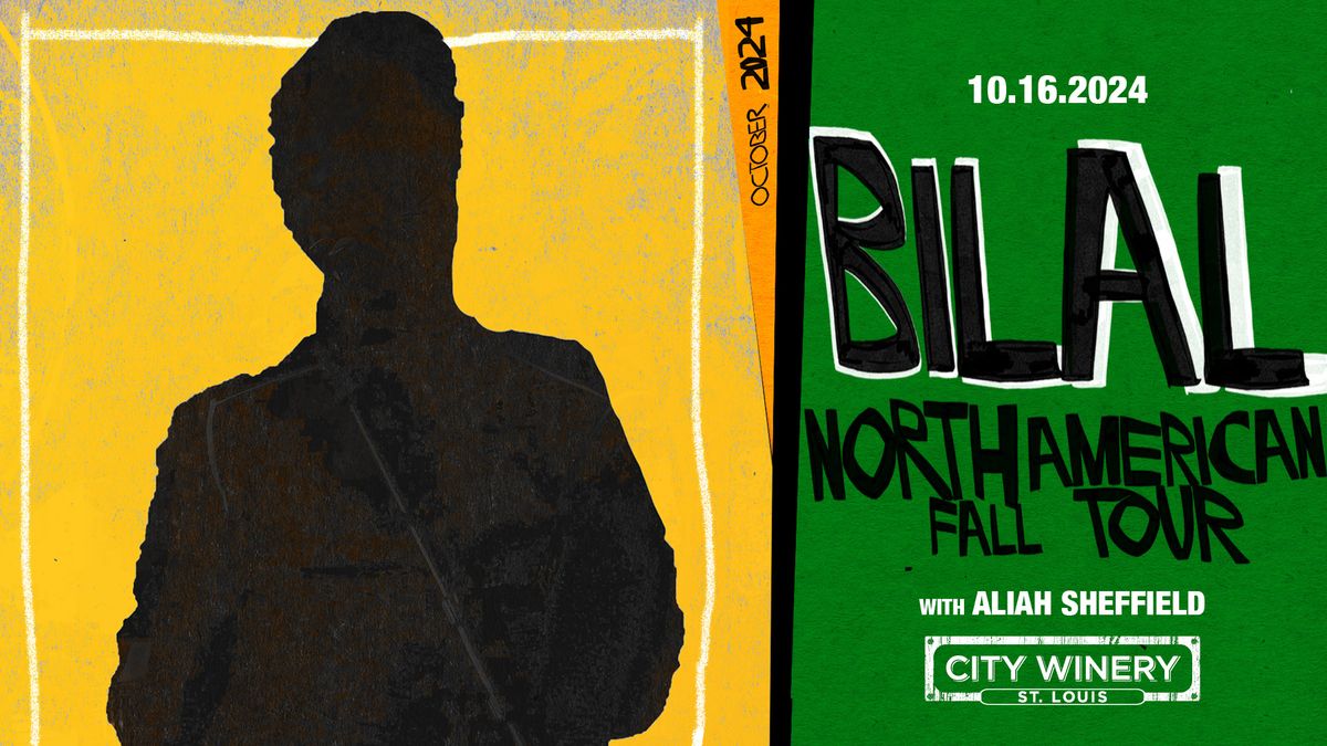 Bilal - 2 shows at City Winery STL with Aliah Sheffield