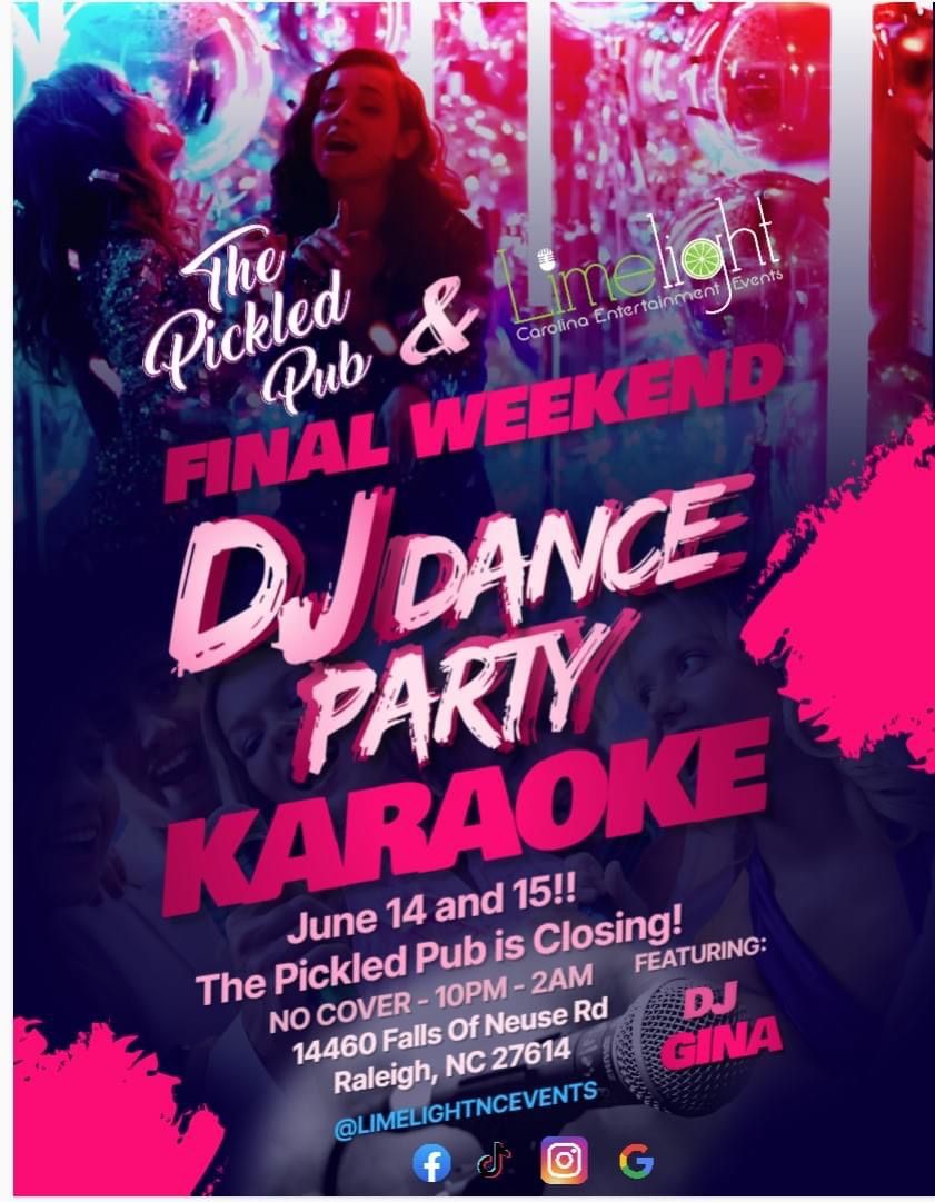 DJ Dance Party Karaoke - The Pickled Pub
