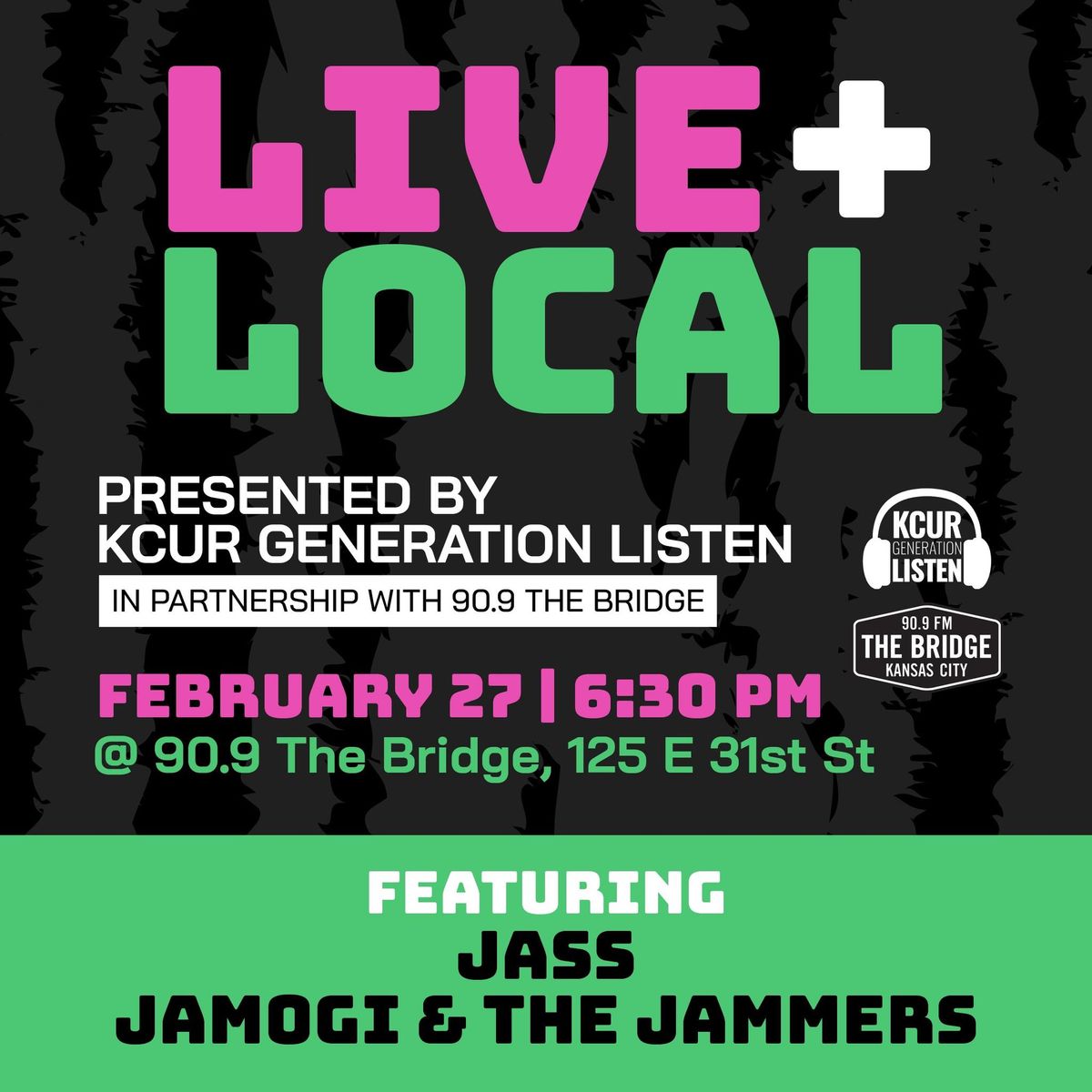 Live + Local: featuring Jass & Jamogi and the Jammers