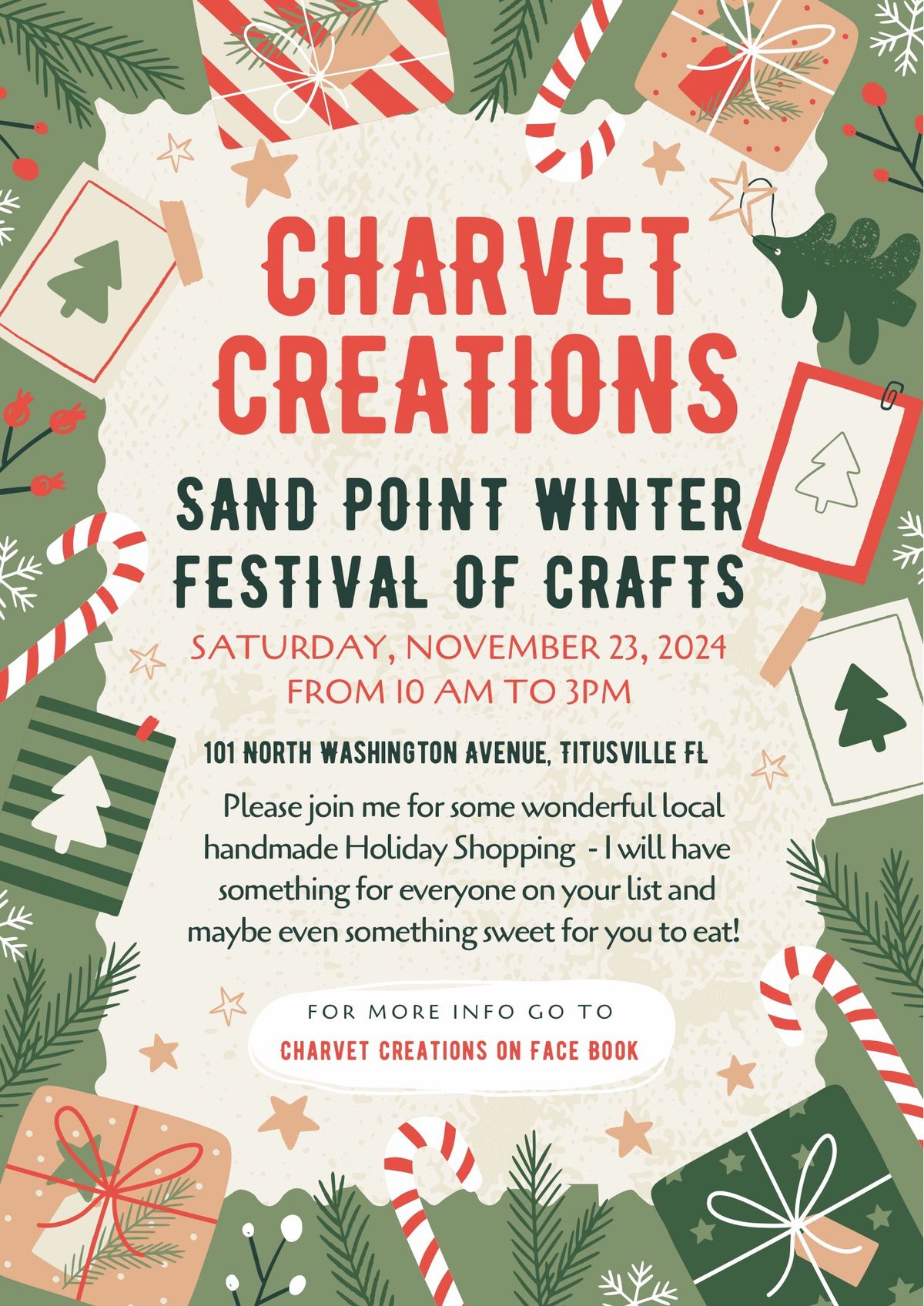 Charvet Creations at Sand Point Winter Festival of Crafts