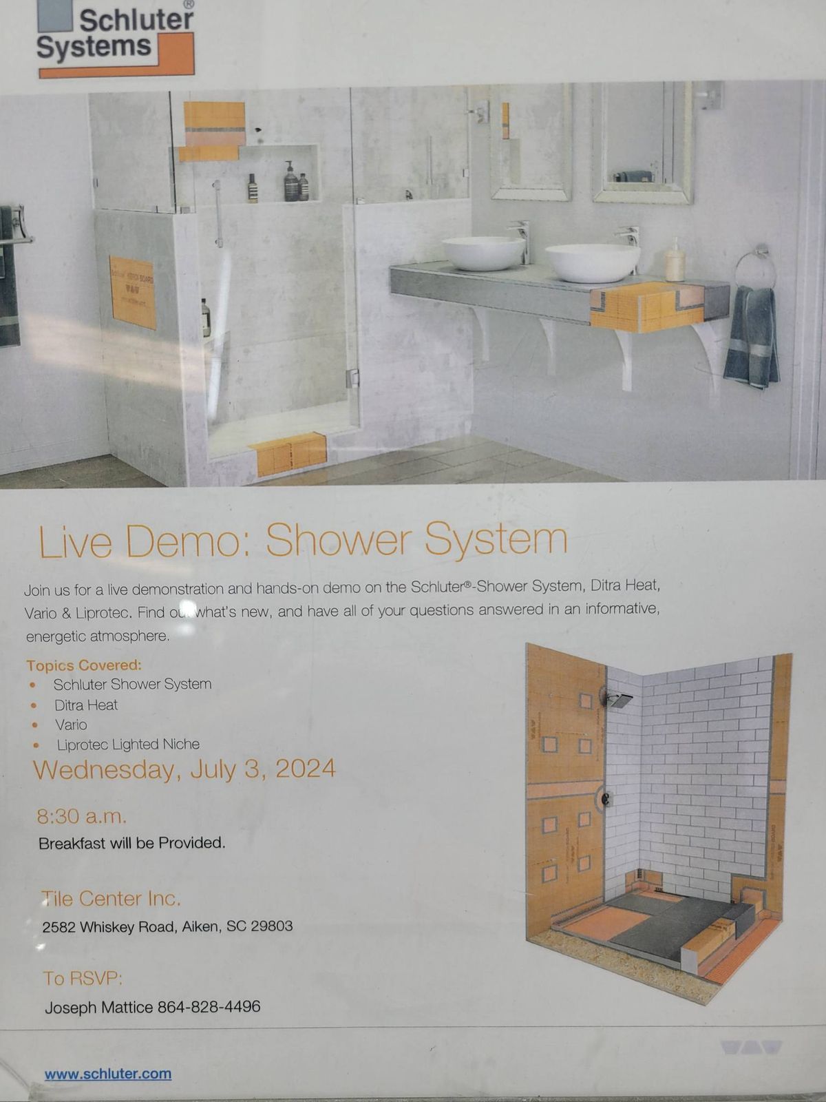 Schluter's New Product Showcase