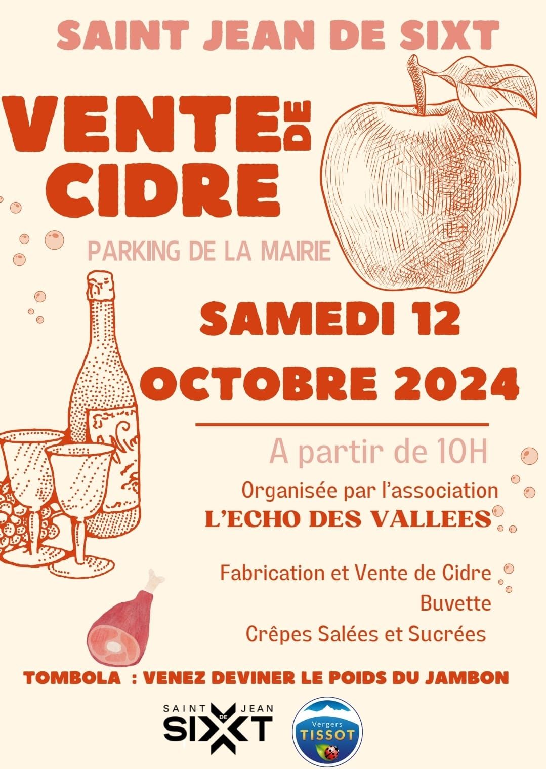 VENTE DE CIDRE PAR L'ECHO DES VALLEES