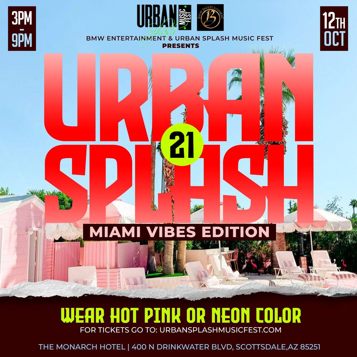 Urban Splash 21 Pool Party