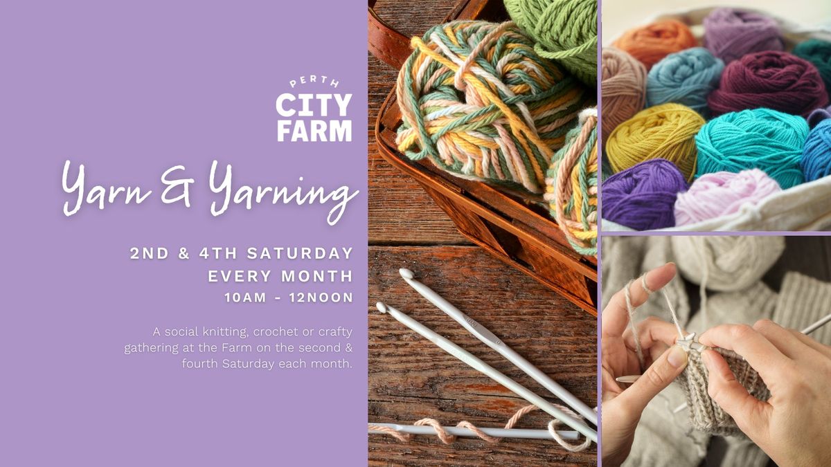 Yarn & Yarning - Social knitting\/crafty gathering!