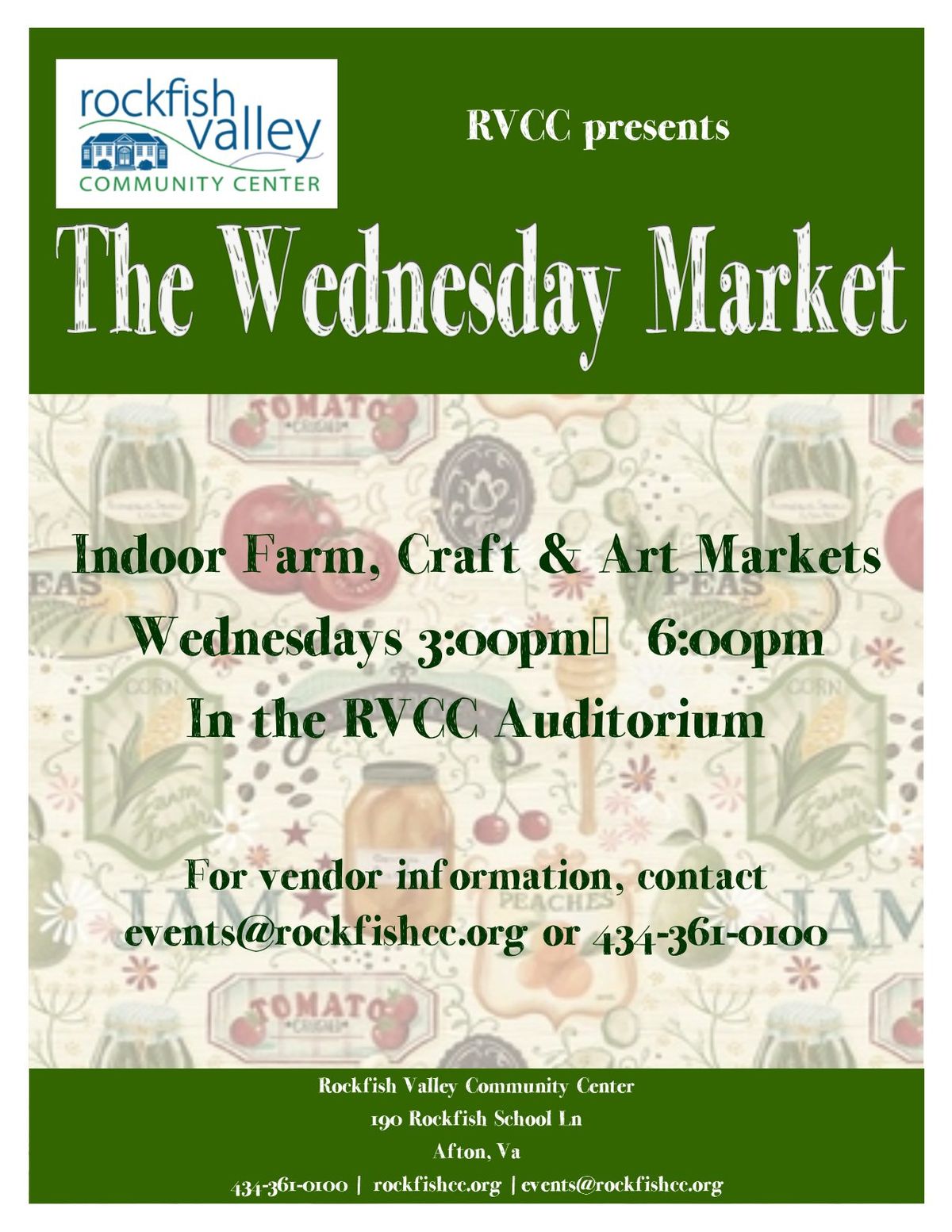 The Wednesday Market at RVCC