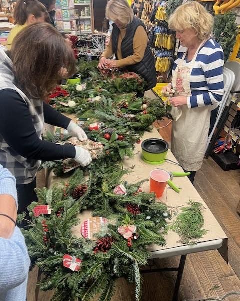 Wreath Decorating at The Mill of Bel Air