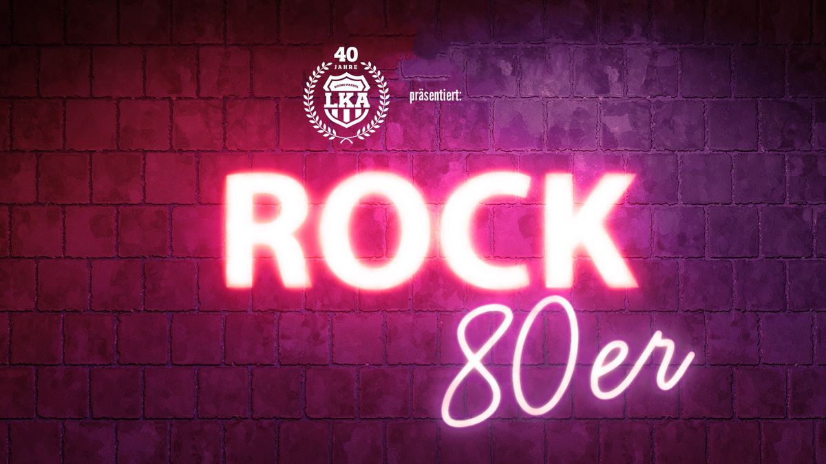 80er Jahre Rock Party