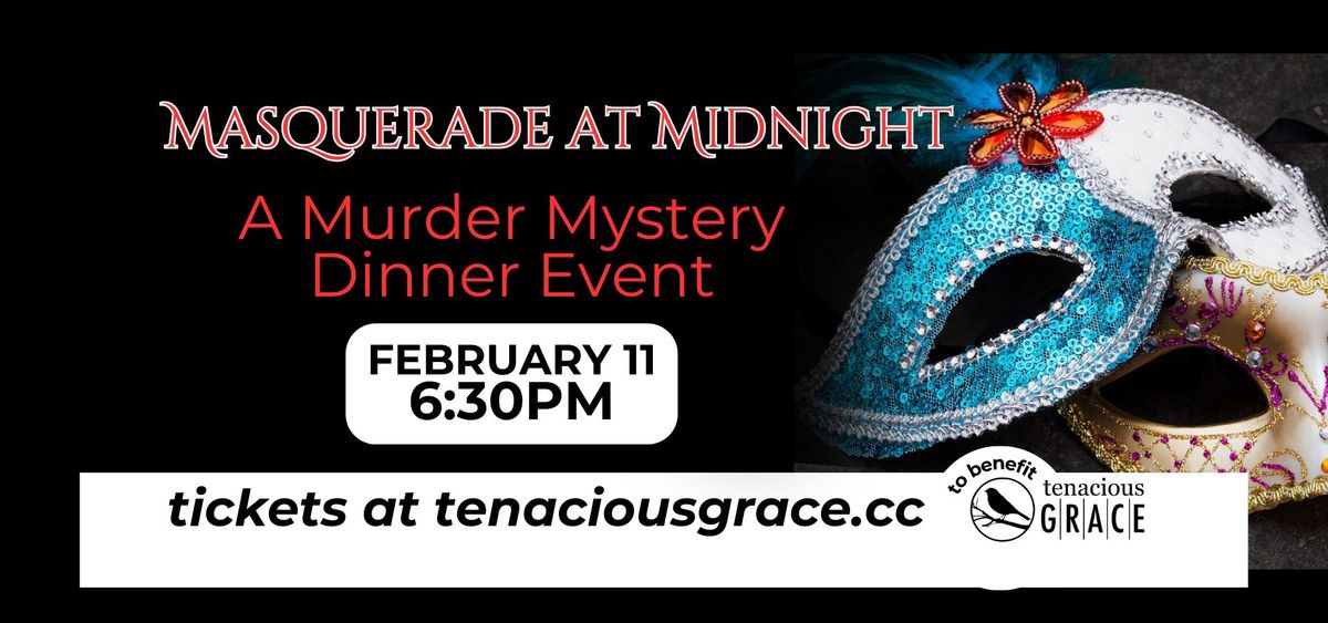 Masquerade at Midnight: A Murder Mystery Dinner Event