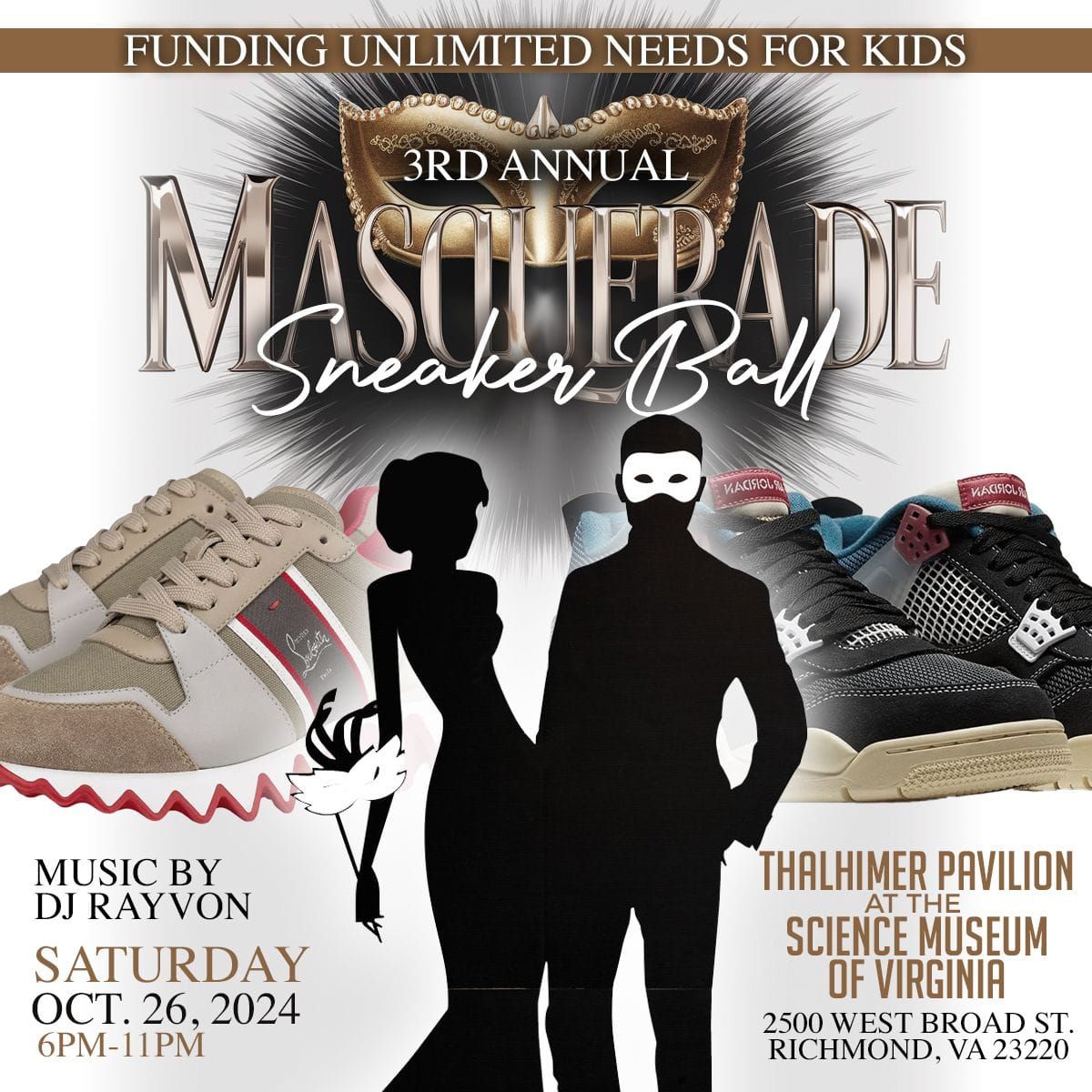 3rd Annual Masquerade & Sneaker Ball 