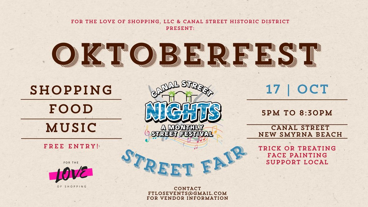 Canal Street Nights Oktober Fest