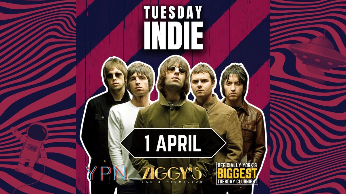 Tuesday Indie at Ziggy's - 1st April