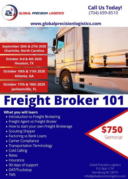 Freight Broker 101 Seminar