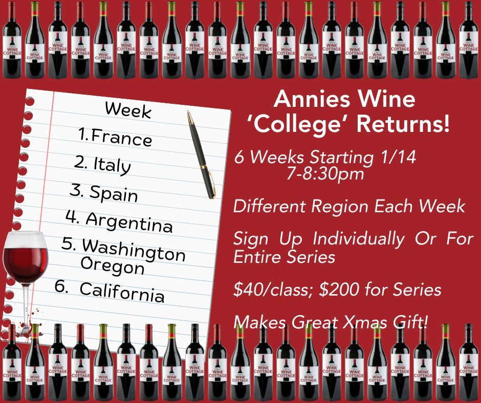 Annies Wine College Returns For 2025!