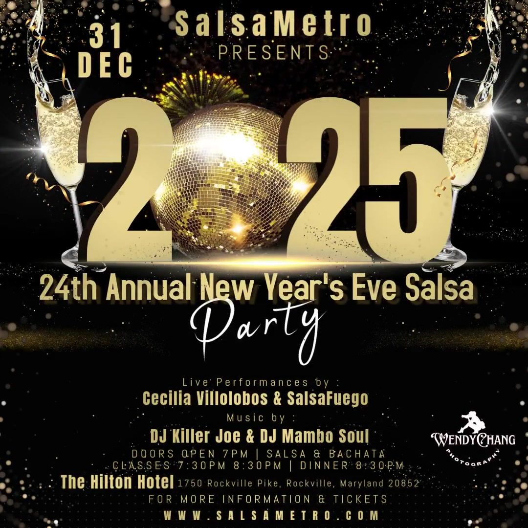 SalsaMetro 24th Annual New Year's Eve Salsa Party